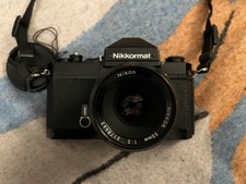 Nikon Nikkormat FT2 35mm SLR camera with Nikkor 50mm F 1:2 lens – Excellent