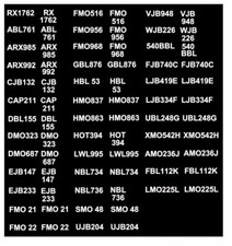 MODEL BUS WATERSLIDE TRANSFERS