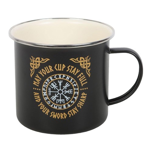 Viking vegvisir compass enamel - vegvisir,