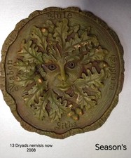 Dryads Nemisis Now. GreenMan 2008. Wall Plaque