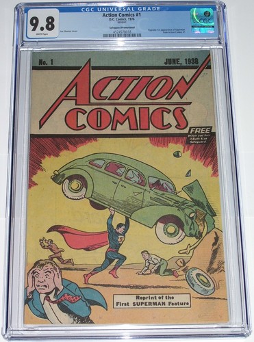 Action comics cgc 9 - action, #1