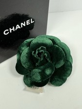 Authentic Chanel Green Velvet