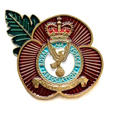 Lapel Pin with RAF Association (New) Crest