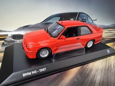 NEW MINICHAMPS BMW MINIATURE M3 E30 IN RED DIECAST MODEL 1:18 80435A5D018