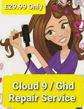 Cloud Nine Straighteners / GHD Hair Straightener REPAIR SERVICE 6MTS WARRANTY 