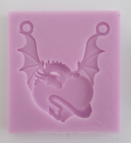 Pendant size dragon - pendant,