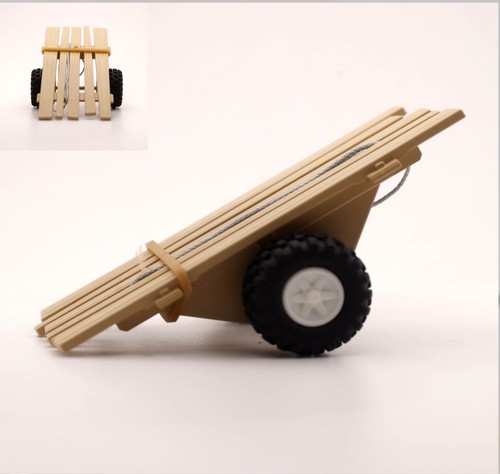 Playmobil wooden trailer farm - wooden,