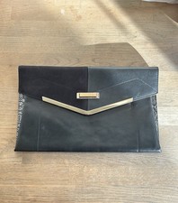 River Island Black Clutch Bag