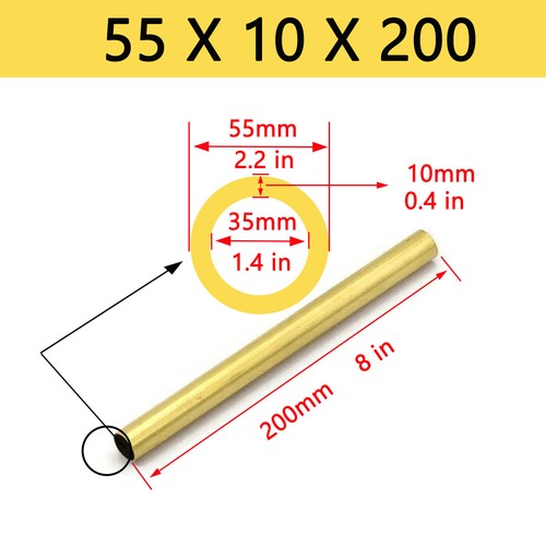 Brass round tube pipe 3mm - round,