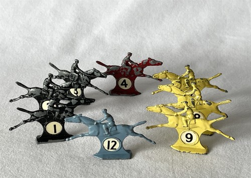 Vintage metal horse tokens - horse,
