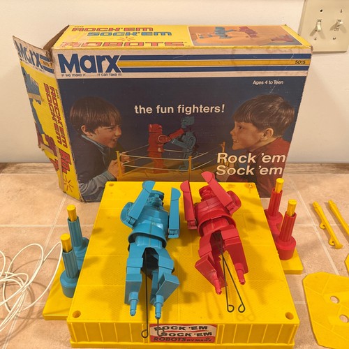 Vintage rock sock robots - rock'em, sock'em