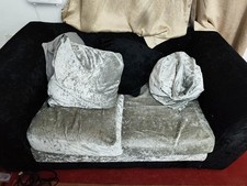 2x 2seater Sofa Set Grey And