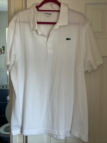 Lacoste white polo shirt - lacoste,