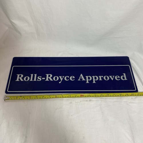Rolls royce dealer sign - rolls,