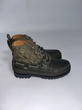 Polo Ralph Lauren Men's Boots Shoes Leather Ranger Moccasin Olive Country Mid