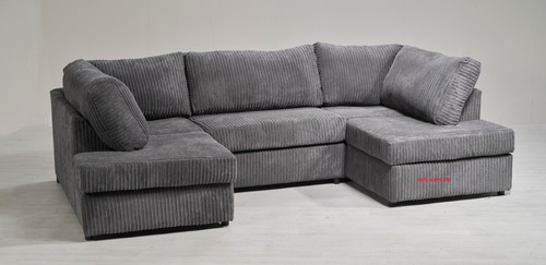 Shape jumbo cord corner sofa - shape,