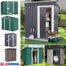 Metal garden shed 3x5ft 4x6ft - metal,