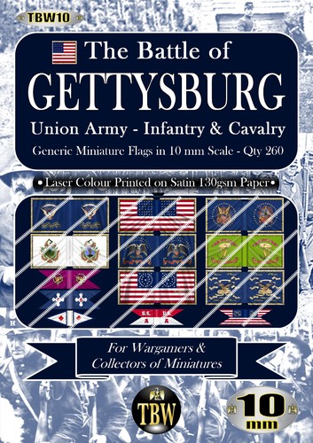 10mm flags gettysburg - flags:, union