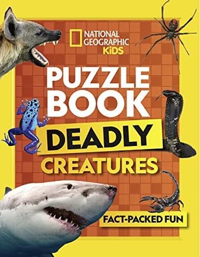 Puzzle book deadly creatures - puzzle,