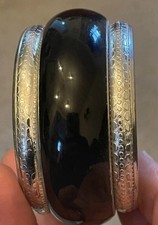 Unusual silver metal - unusual, wide