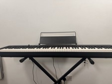 Casio CDP-S110BK Digital Piano 88 Weighted Keys, + solid adjustable stand incl!