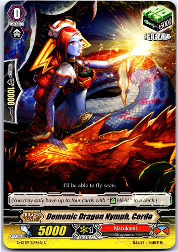 Demonic dragon nymph cordo - dragon, nymph,