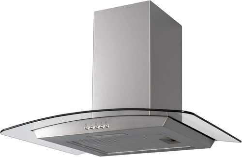 70cm curved glass cooker hood - curved,