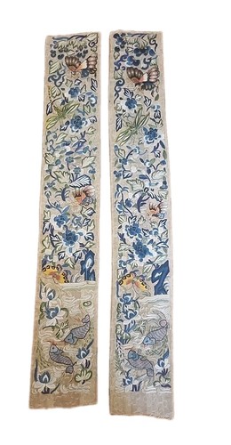 Chinese silk embroidered bands - chinese,