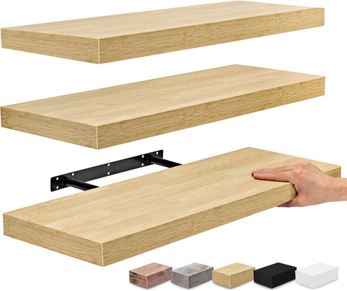 Maple floating shelves - maple,