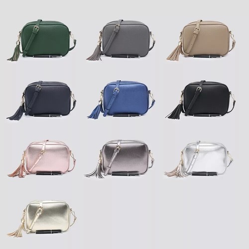 Ladies faux leather double zip - leather,