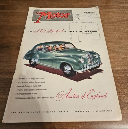 Feb 1951 issue - feb, motor