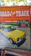 Road & Track Magazine Peugeot