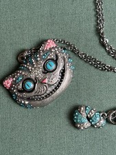 Swarowski Cheshire Cat necklace