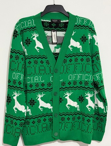 Boohoo christmas cardigan mens - boohoo,