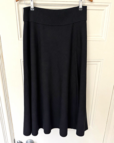 Cos black knitted midi - black, l