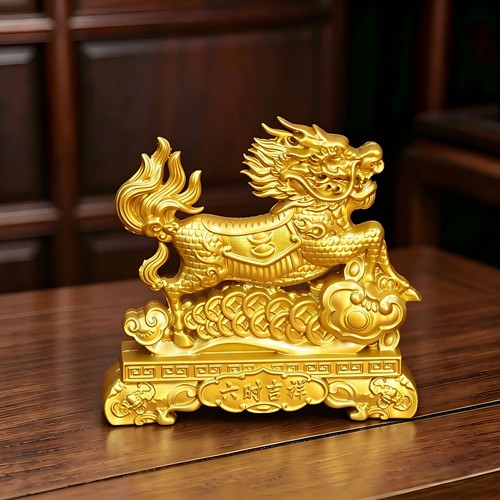 Golden qilin kylin traditional - qilin,