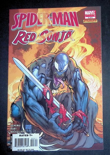 Spider man red sonja marvel - sonja,