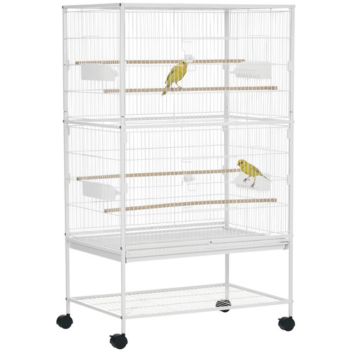 Pawhut large bird cage - cage, budgie