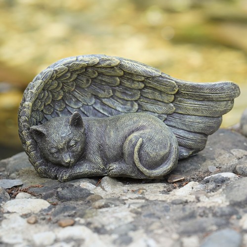 Cat memorial statue resin - statue,