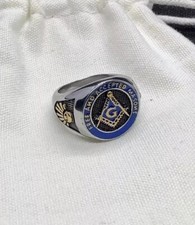 Men masonic ring freemason - ring,