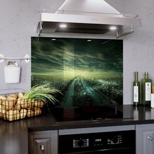 Glass Splashback Kitchen Tile
