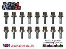 16 x Flat seat wheel bolts fit Genuine Peugeot 205 GTI alloys M12x1.25