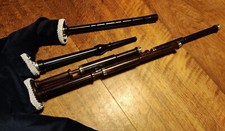 Smallpipes: Cocobolo & Silver Dunfion Smallpipe in A