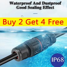 Waterproof Cable Connector Joint Outdoor IP68 Electrical Flex Cable Water Proof