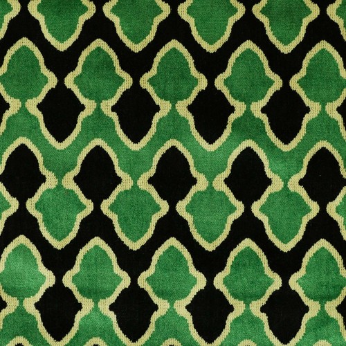 Velvet green black art decor - velvet,