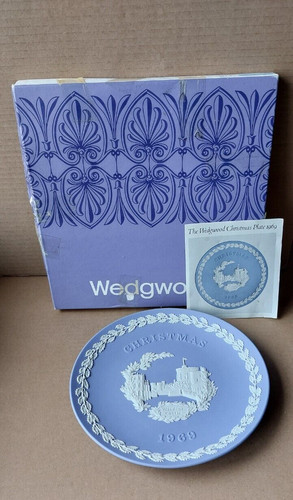 Wedgwood blue jasper - blue, christmas