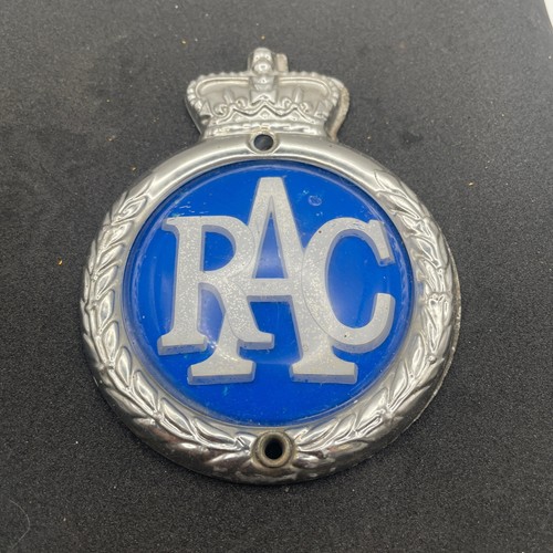 Vintage rac car grille - grille, badge