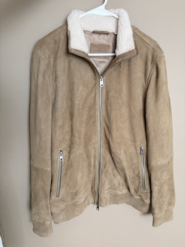Men autograph jacket suede - men's,