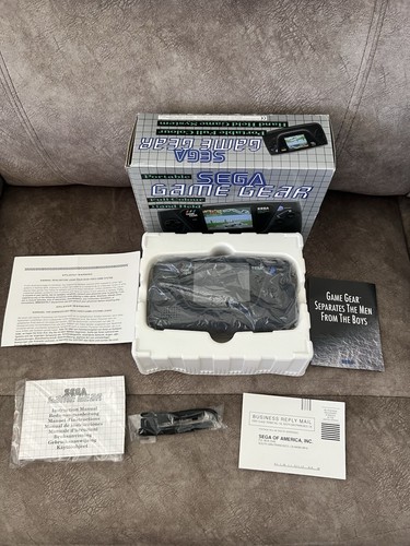 Sega game gear black boxed - game,