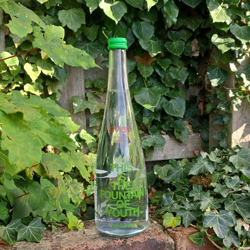 Evian sparkling mineral water - sparkling,